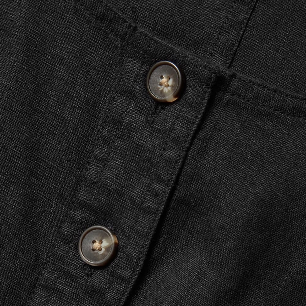 Everlane Black Button-Front Linen Tank - Picture 2 of 3